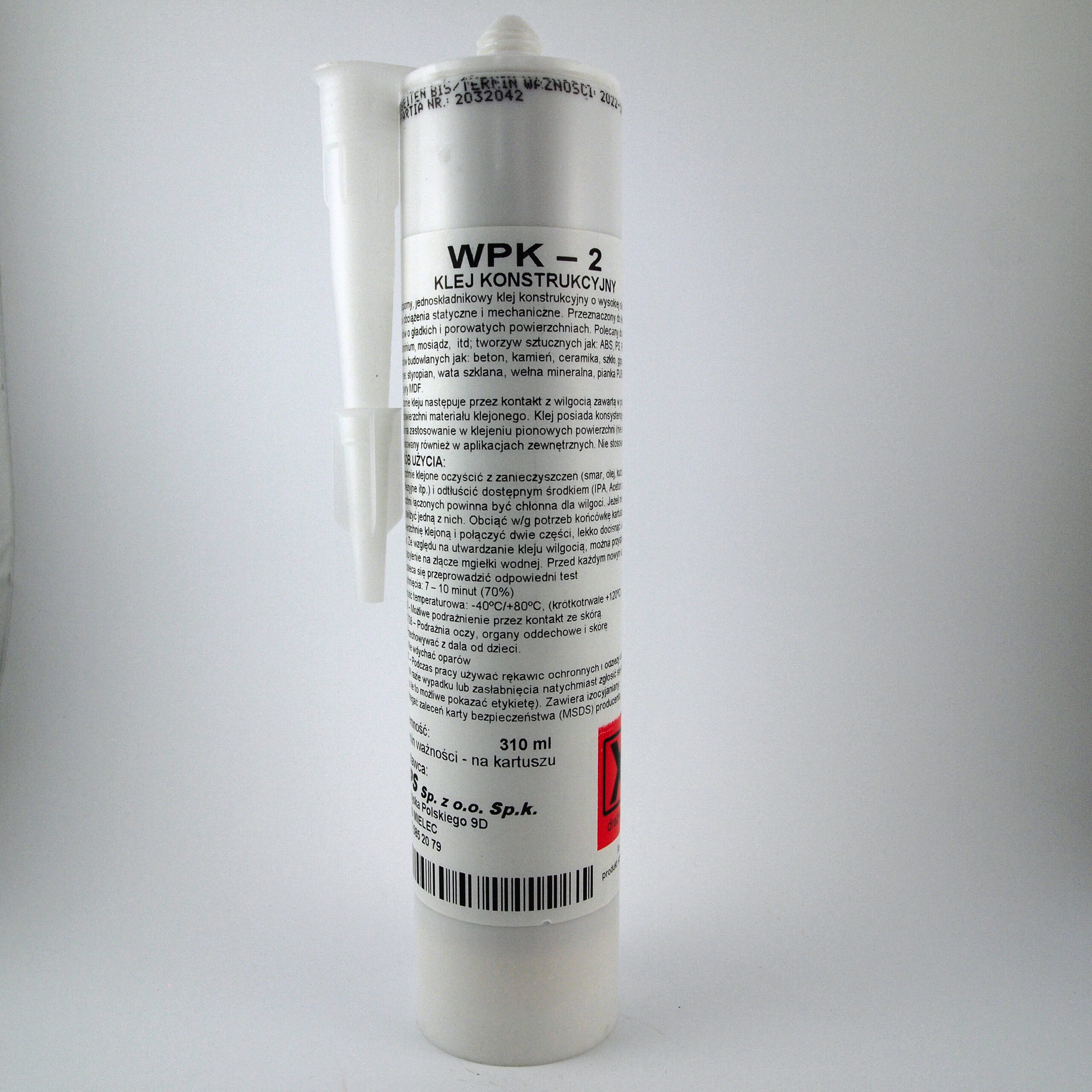 WPK-2 Klej konstrukcyjny 310ml beżowy WPK-2 Klej konstrukcyjny 310ml beżowy